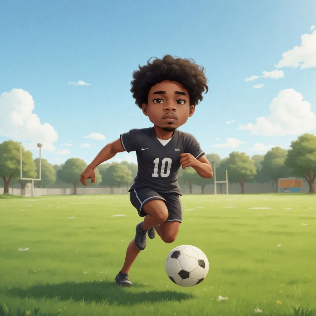 Bryan the football superstar