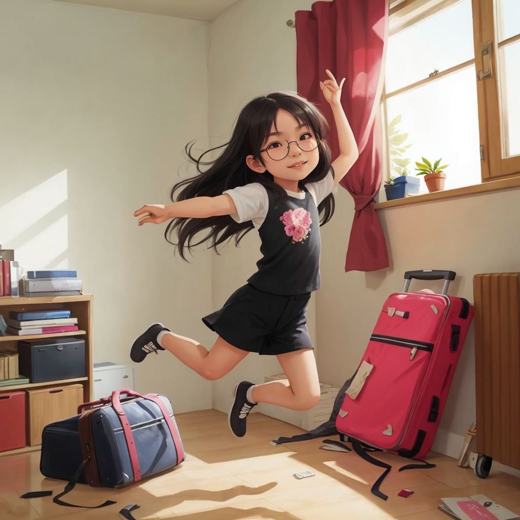 Hebe goes to Disneyland