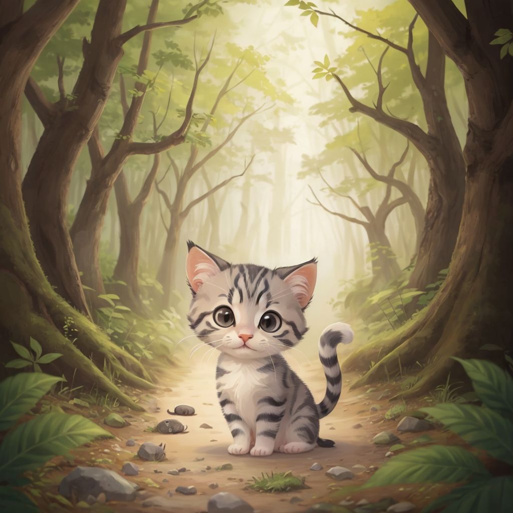 Kitty's forest adventure