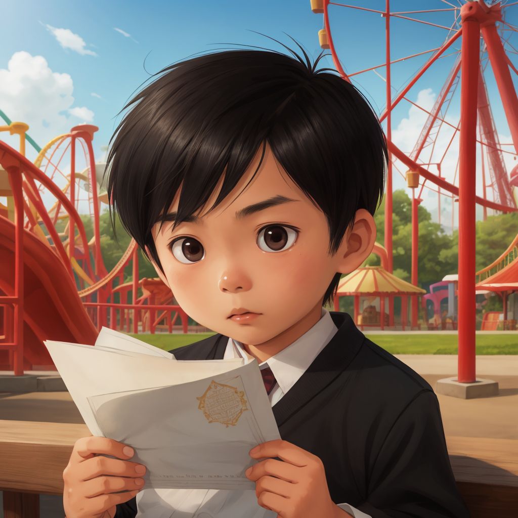 Leo's Roller Coaster Adventure: Conquering Fear with Friends