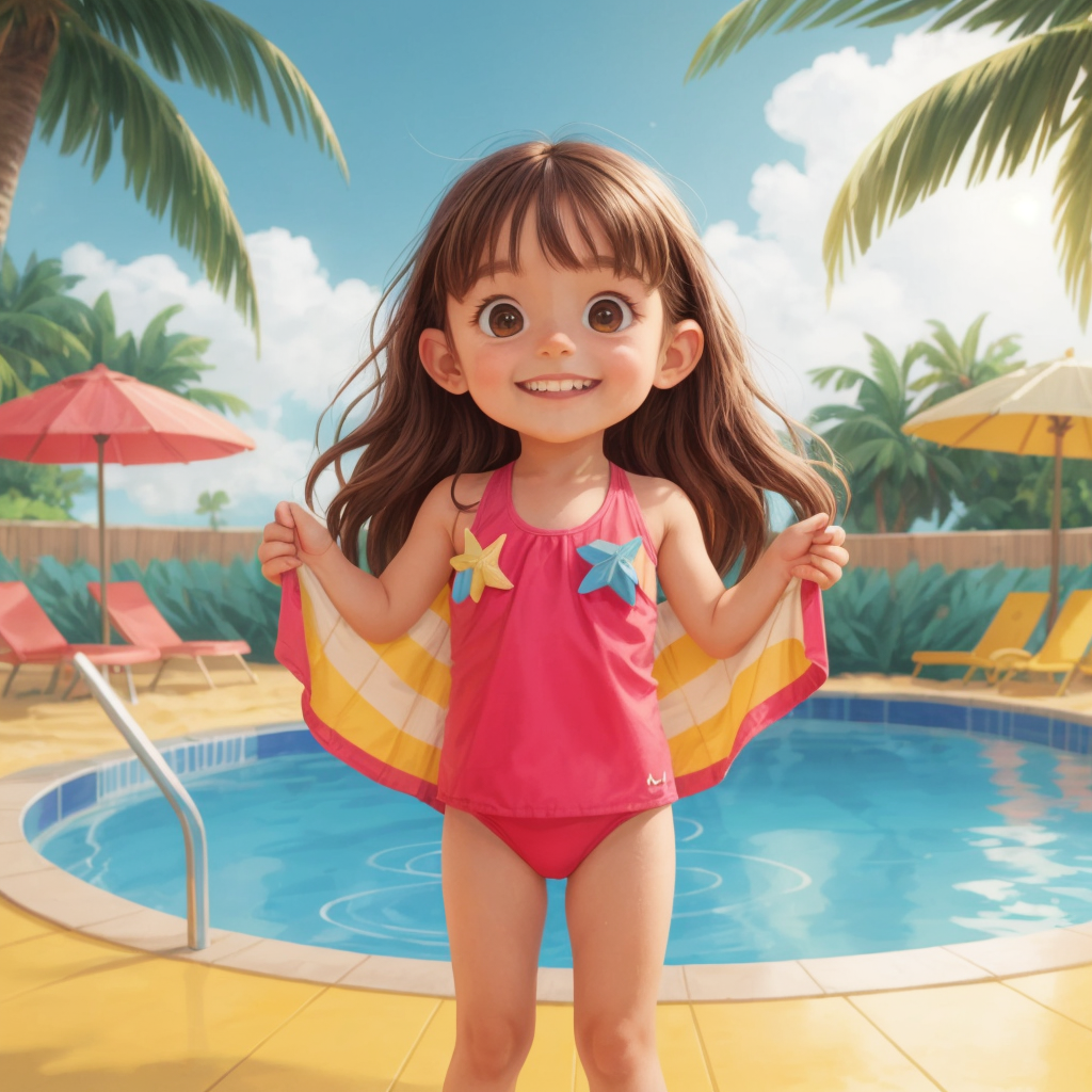 Maddison's Day at the Pool