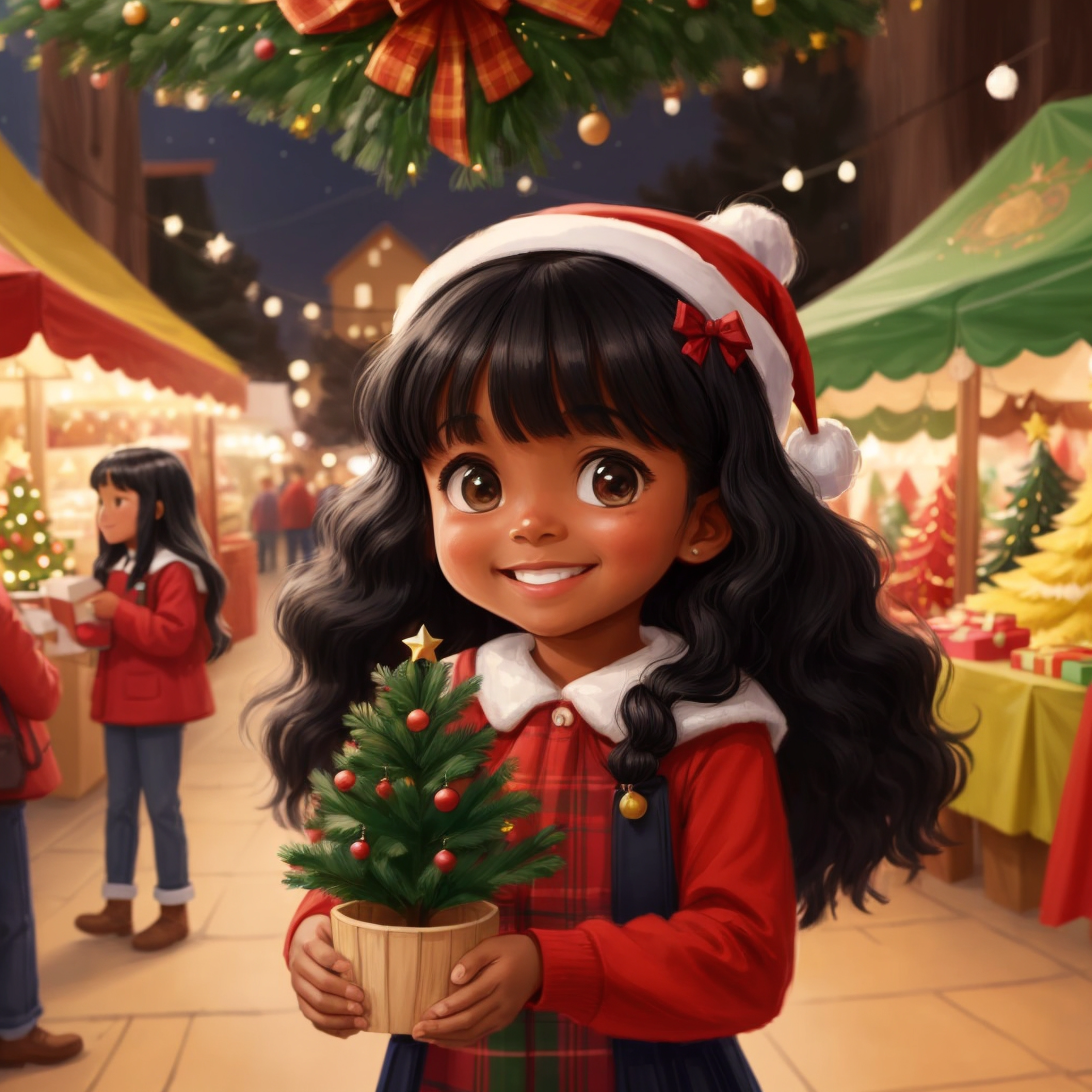 Sarah and the preparations for Christmas