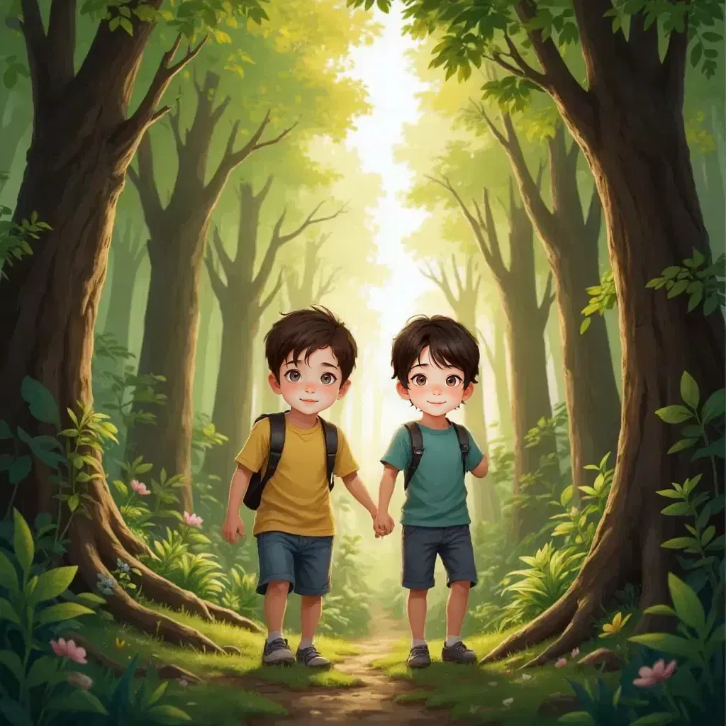 Yağız ve Ardıç Orman Gezisinde